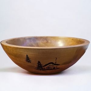 Woodland Collection Home Studio Wood Bowl
